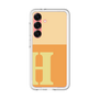 スリムプロテクションプレミアムケース［ オリジナル - initial two tone - H orange ］
