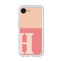 スリムプロテクションプレミアムケース［ オリジナル - initial two tone - H pink ］