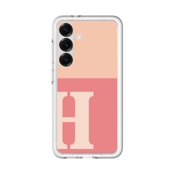 スリムプロテクションプレミアムケース［ オリジナル - initial two tone - H pink ］