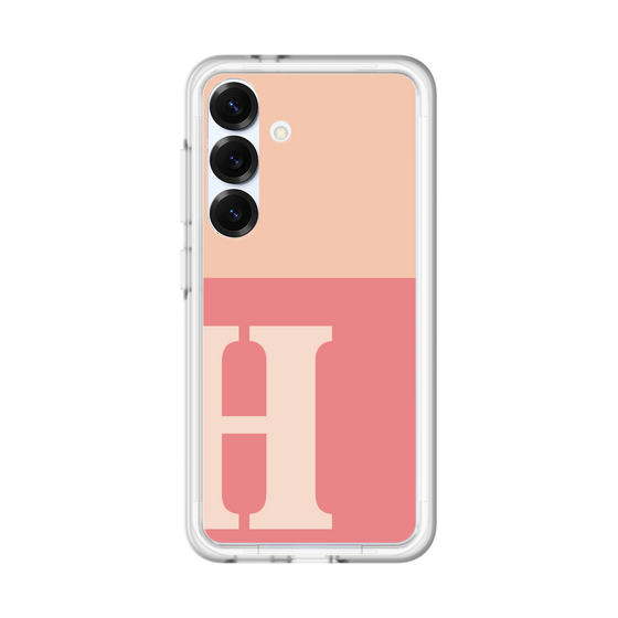 スリムプロテクションプレミアムケース［ オリジナル - initial two tone - H pink ］