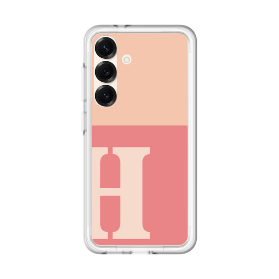 スリムプロテクションプレミアムケース［ オリジナル - initial two tone - H pink ］