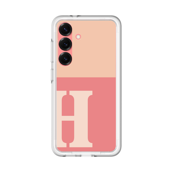 スリムプロテクションプレミアムケース［ オリジナル - initial two tone - H pink ］