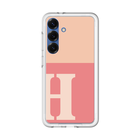 スリムプロテクションプレミアムケース［ オリジナル - initial two tone - H pink ］