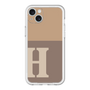 スリムプロテクションプレミアムケース［ オリジナル - initial two tone - H brown ］