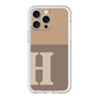 スリムプロテクションプレミアムケース［ オリジナル - initial two tone - H brown ］