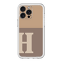 スリムプロテクションプレミアムケース［ オリジナル - initial two tone - H brown ］