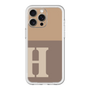 スリムプロテクションプレミアムケース［ オリジナル - initial two tone - H brown ］
