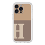 スリムプロテクションプレミアムケース［ オリジナル - initial two tone - H brown ］
