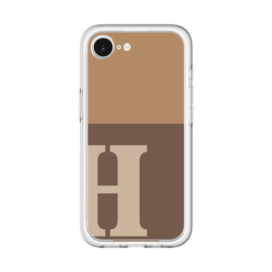 スリムプロテクションプレミアムケース［ オリジナル - initial two tone - H brown ］