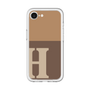 スリムプロテクションプレミアムケース［ オリジナル - initial two tone - H brown ］