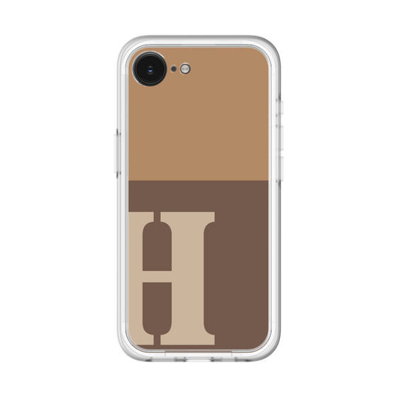 スリムプロテクションプレミアムケース［ オリジナル - initial two tone - H brown ］