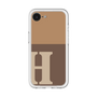 スリムプロテクションプレミアムケース［ オリジナル - initial two tone - H brown ］