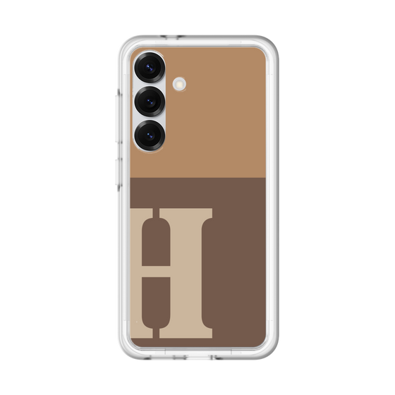 スリムプロテクションプレミアムケース［ オリジナル - initial two tone - H brown ］