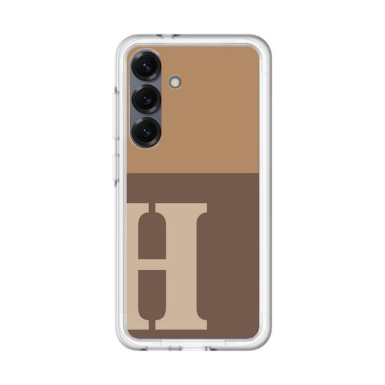 スリムプロテクションプレミアムケース［ オリジナル - initial two tone - H brown ］
