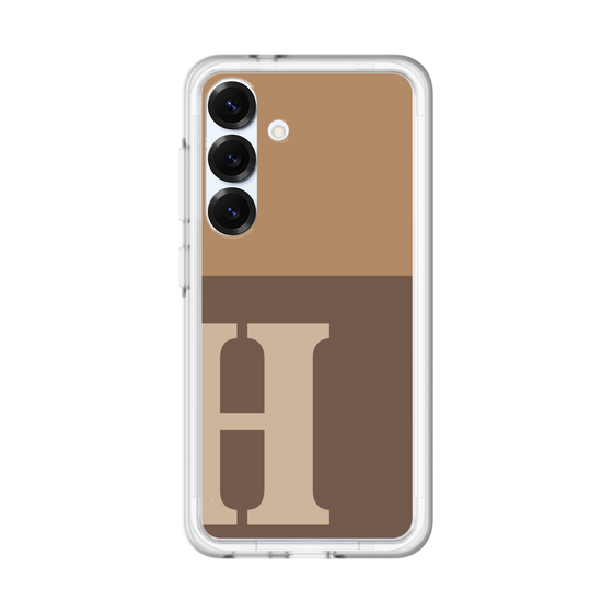スリムプロテクションプレミアムケース［ オリジナル - initial two tone - H brown ］