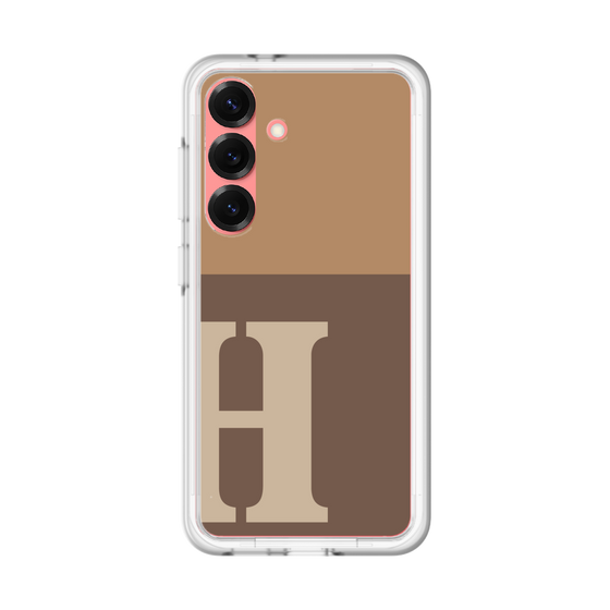 スリムプロテクションプレミアムケース［ オリジナル - initial two tone - H brown ］
