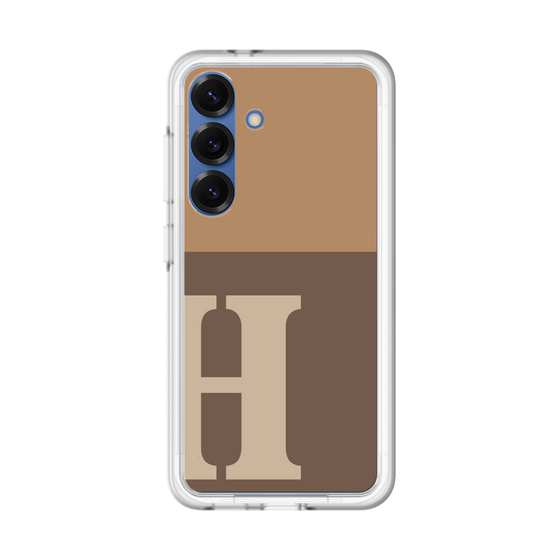 スリムプロテクションプレミアムケース［ オリジナル - initial two tone - H brown ］