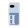 スリムプロテクションプレミアムケース［ オリジナル - initial two tone - H blue ］