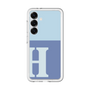 スリムプロテクションプレミアムケース［ オリジナル - initial two tone - H blue ］