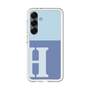 スリムプロテクションプレミアムケース［ オリジナル - initial two tone - H blue ］
