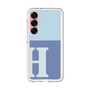 スリムプロテクションプレミアムケース［ オリジナル - initial two tone - H blue ］