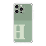 スリムプロテクションプレミアムケース［ オリジナル - initial two tone - H green ］