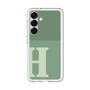 スリムプロテクションプレミアムケース［ オリジナル - initial two tone - H green ］