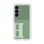 スリムプロテクションプレミアムケース［ オリジナル - initial two tone - H green ］