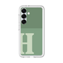 スリムプロテクションプレミアムケース［ オリジナル - initial two tone - H green ］