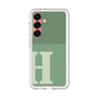 スリムプロテクションプレミアムケース［ オリジナル - initial two tone - H green ］