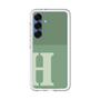 スリムプロテクションプレミアムケース［ オリジナル - initial two tone - H green ］