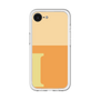スリムプロテクションプレミアムケース［ オリジナル - initial two tone - I orange ］