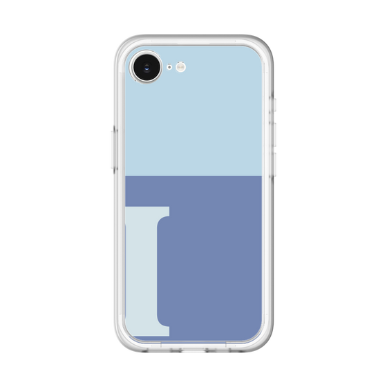 スリムプロテクションプレミアムケース［ オリジナル - initial two tone - I blue ］