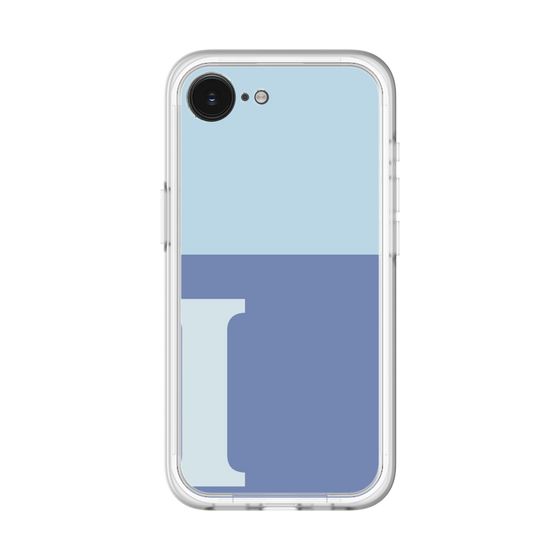 スリムプロテクションプレミアムケース［ オリジナル - initial two tone - I blue ］
