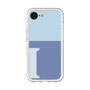 スリムプロテクションプレミアムケース［ オリジナル - initial two tone - I blue ］