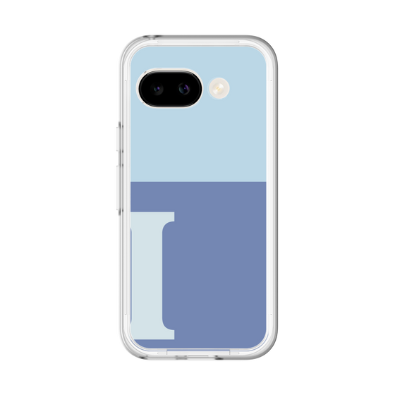 スリムプロテクションプレミアムケース［ オリジナル - initial two tone - I blue ］