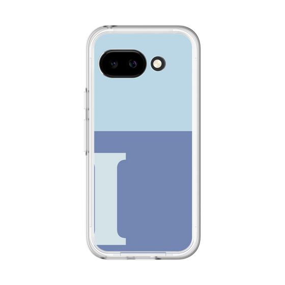 スリムプロテクションプレミアムケース［ オリジナル - initial two tone - I blue ］