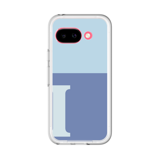 スリムプロテクションプレミアムケース［ オリジナル - initial two tone - I blue ］