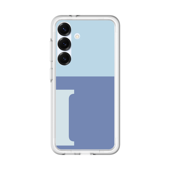スリムプロテクションプレミアムケース［ オリジナル - initial two tone - I blue ］