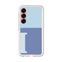 スリムプロテクションプレミアムケース［ オリジナル - initial two tone - I blue ］