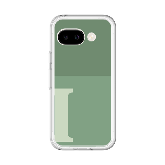 スリムプロテクションプレミアムケース［ オリジナル - initial two tone - I green ］