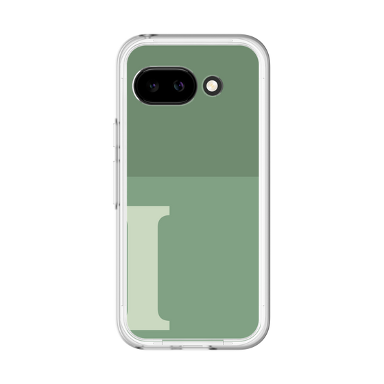 スリムプロテクションプレミアムケース［ オリジナル - initial two tone - I green ］