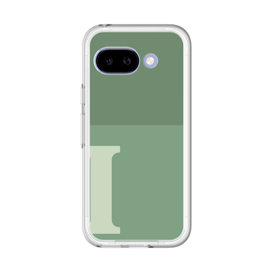 スリムプロテクションプレミアムケース［ オリジナル - initial two tone - I green ］