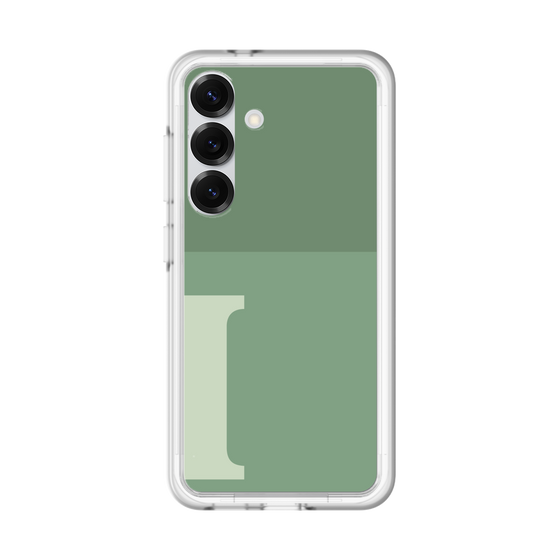 スリムプロテクションプレミアムケース［ オリジナル - initial two tone - I green ］