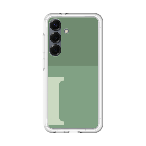 スリムプロテクションプレミアムケース［ オリジナル - initial two tone - I green ］
