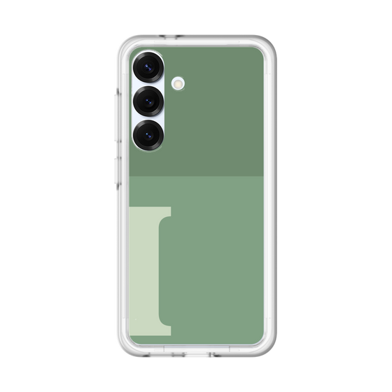 スリムプロテクションプレミアムケース［ オリジナル - initial two tone - I green ］