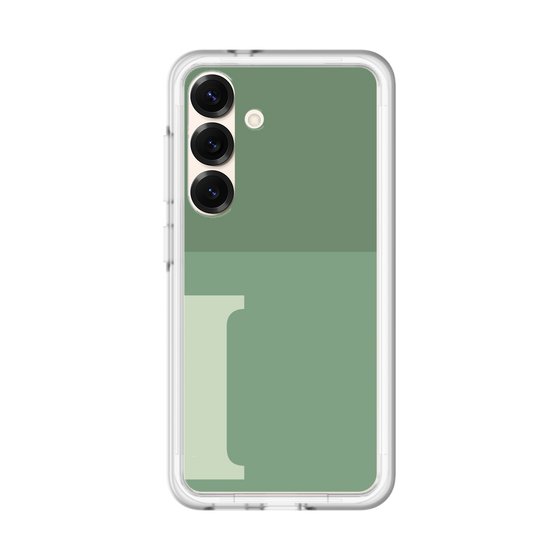 スリムプロテクションプレミアムケース［ オリジナル - initial two tone - I green ］