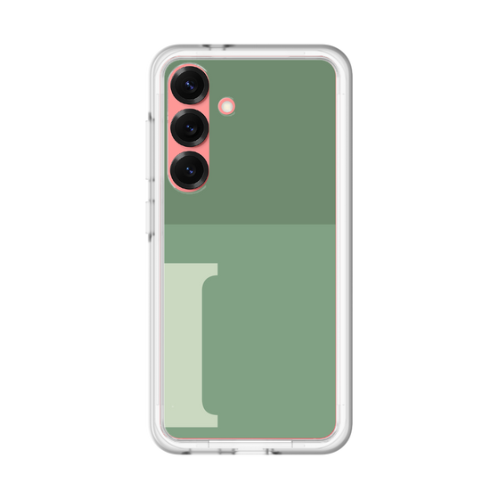 スリムプロテクションプレミアムケース［ オリジナル - initial two tone - I green ］