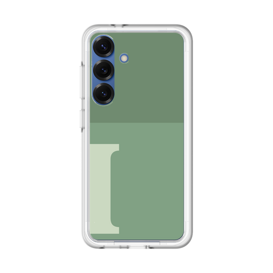 スリムプロテクションプレミアムケース［ オリジナル - initial two tone - I green ］