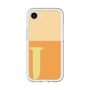 スリムプロテクションプレミアムケース［ オリジナル - initial two tone - J orange ］
